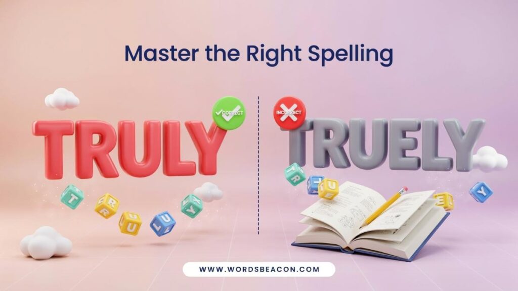 Truly vs Truely difference and usage?