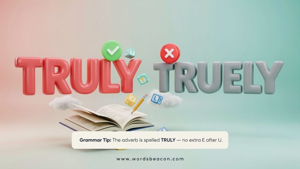Truly vs Truely in Professional Writing
