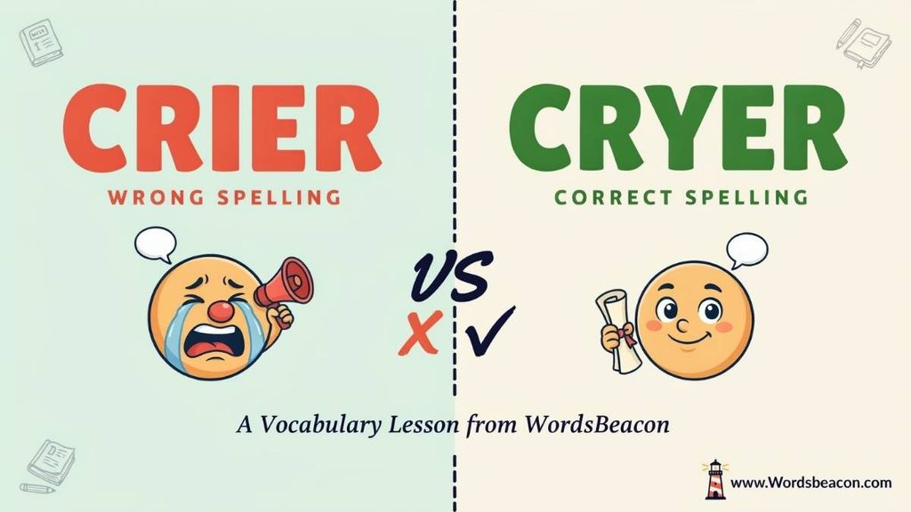 Cryer Meaning What Does Cryer Mean?