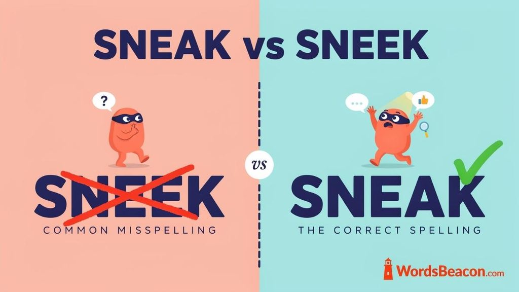 How to Remember the Correct Spelling of Sneak