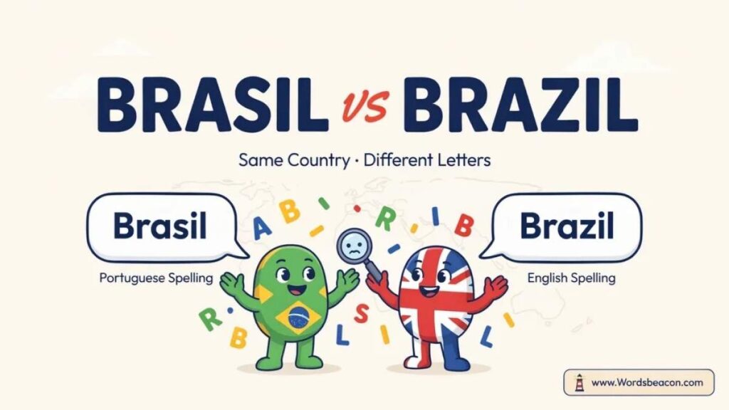 Brasil vs Brazil Difference and which one is correct?