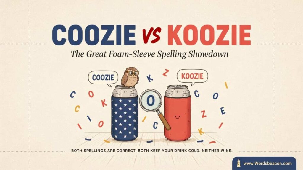Coozie vs Koozie Which one Is Correct?