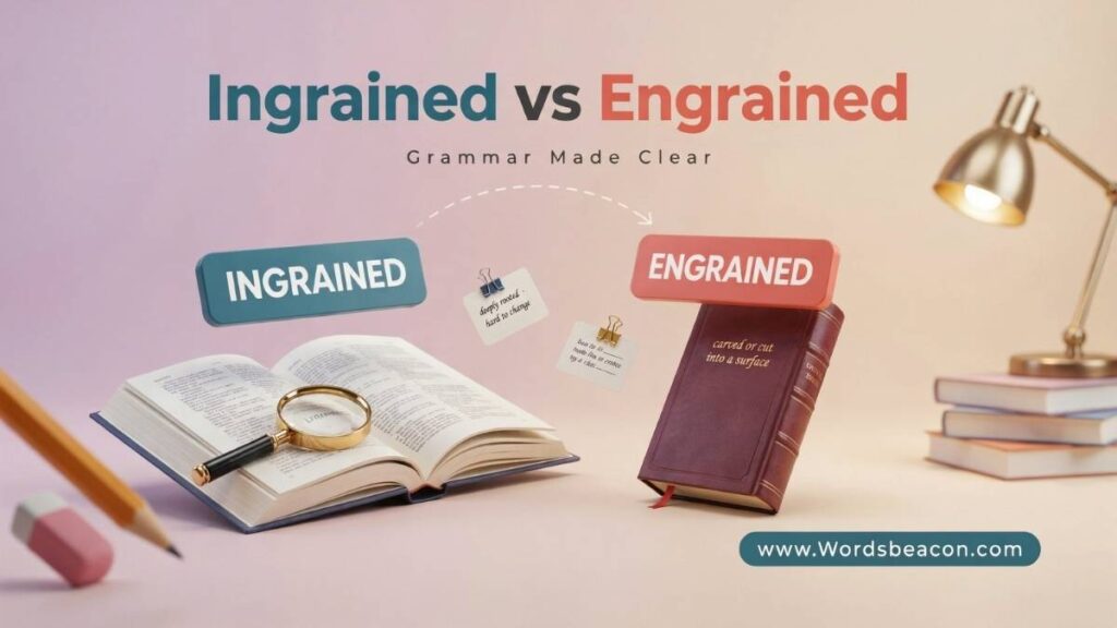 Ingrained vs Engrained which one is correct?