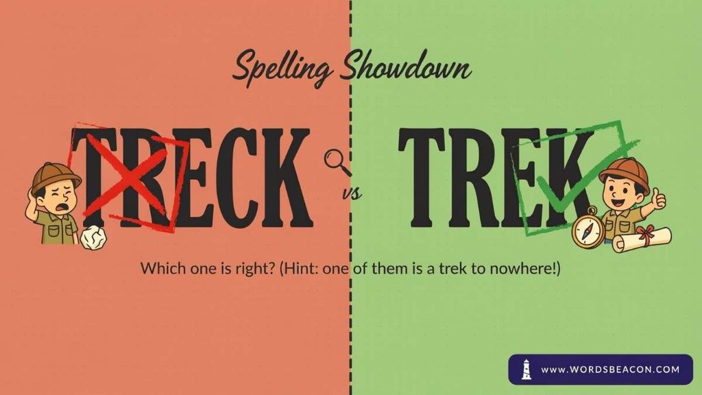 Trek vs Treck What Is the Difference?