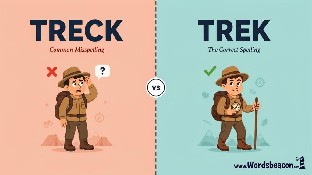 Why Does Trek Become Trekked and Trekking?