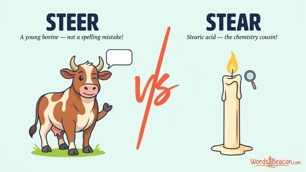 How to Remember the Correct Spelling of Steer