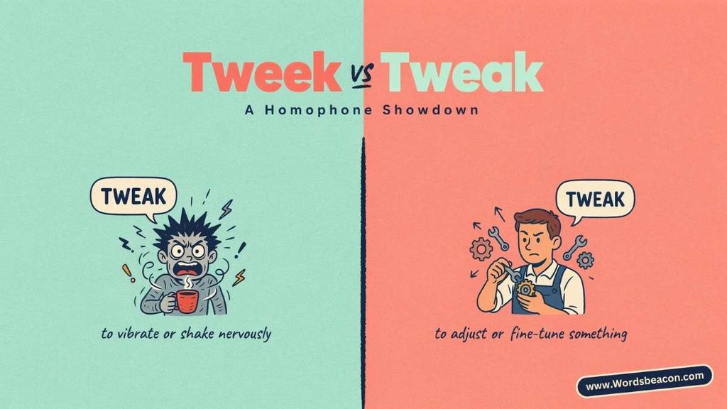Tweak Definition in English A Simple Memory Rule