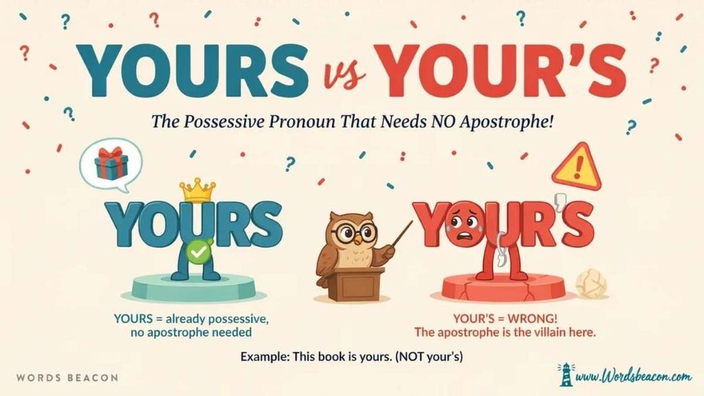 Your vs Yours The Difference That Matters