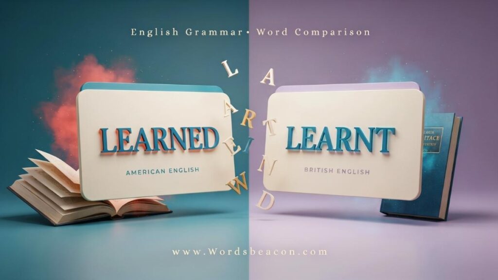 Learned vs Learnt difference and usage ?