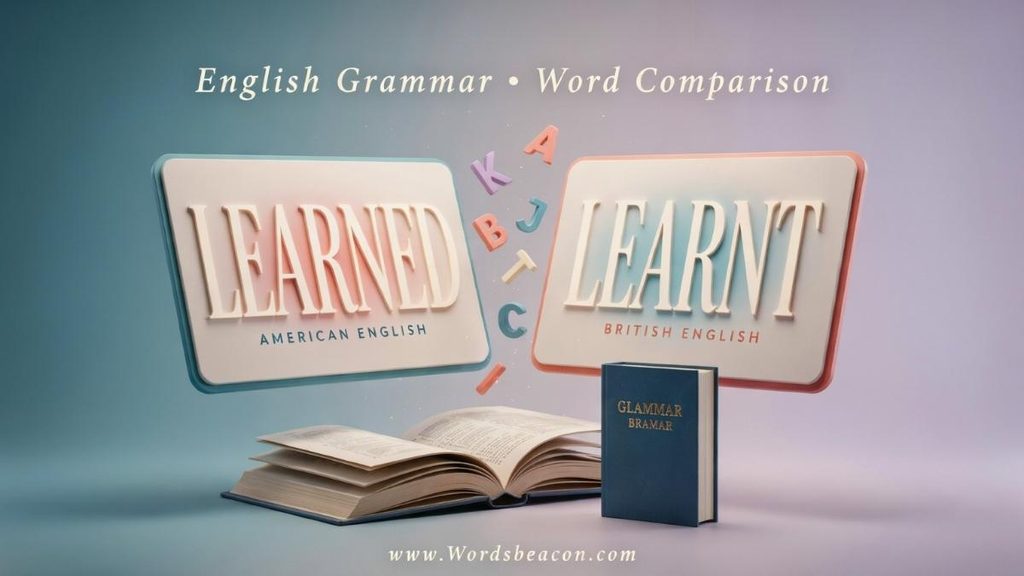 Learned or Learnt Which Should You Use?