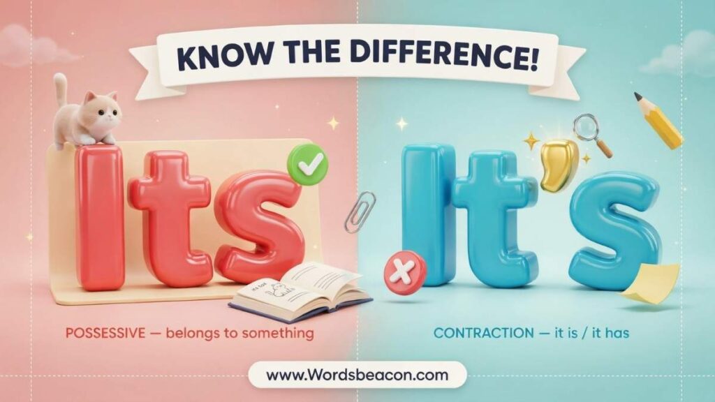 Its vs It’s Difference and usage ?