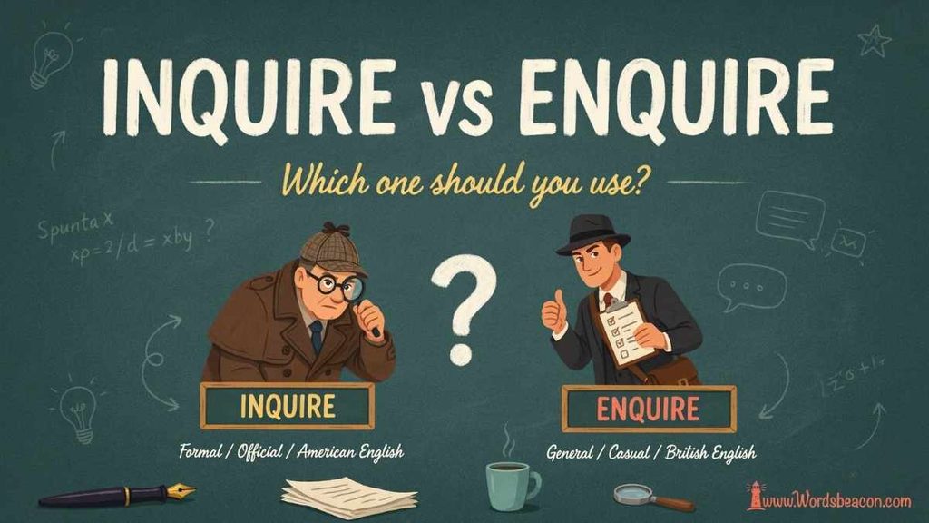 Common Mistakes With Inquire and Enquire