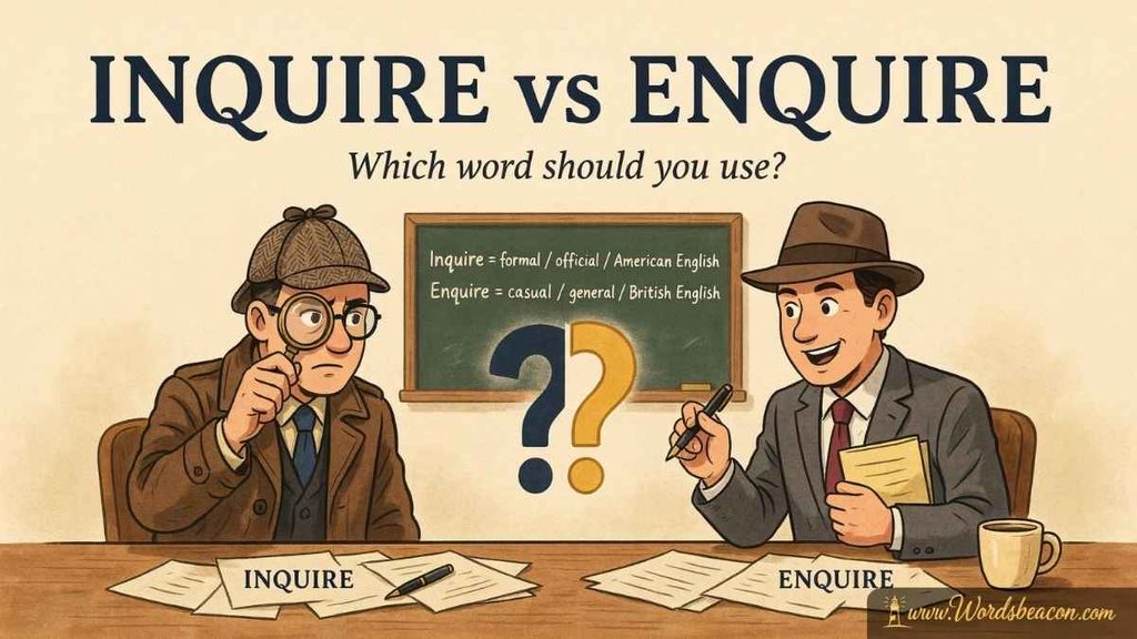 What Does “Inquire” Mean?