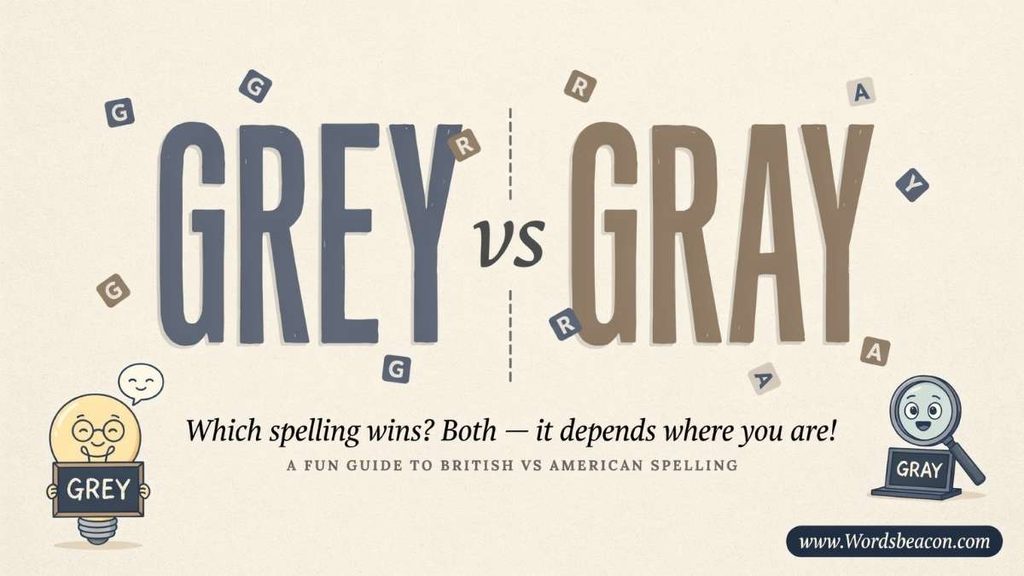 Gray vs Grey in American English