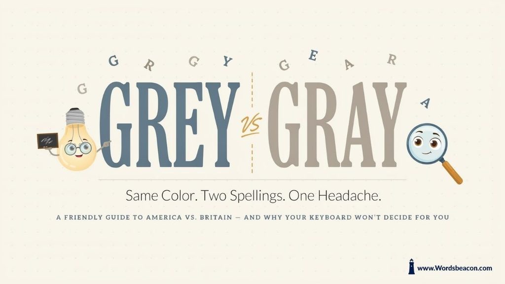 Gray vs Grey in Proper Names, Brands, and Titles