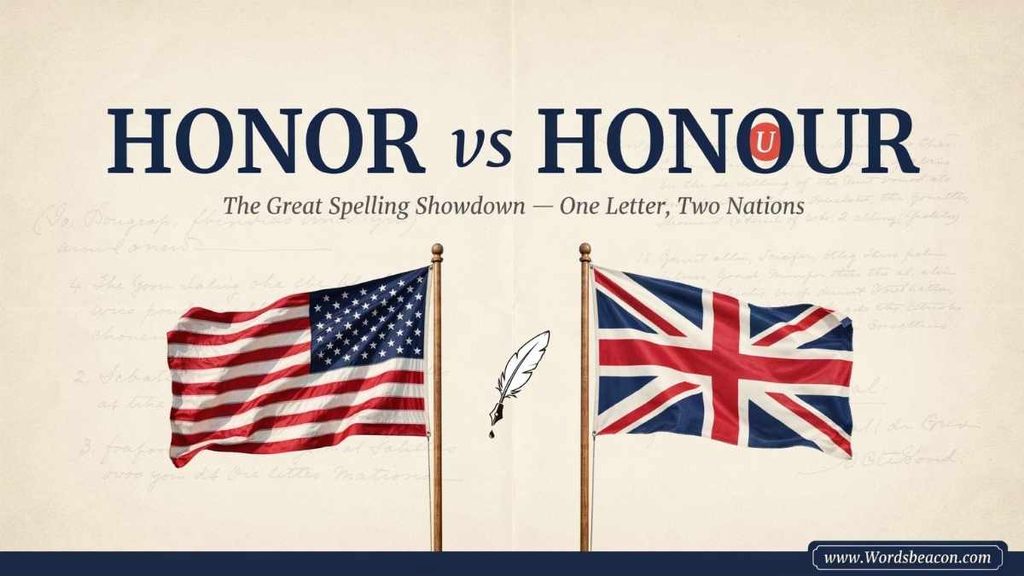 Honor vs Honour and Similar Spelling Pairs
