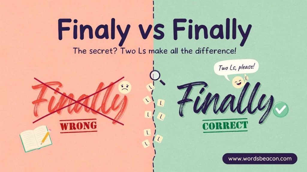 Finaly vs Finally What's the Difference?