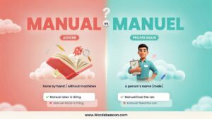 Manual vs Manuel Difference and usage ?