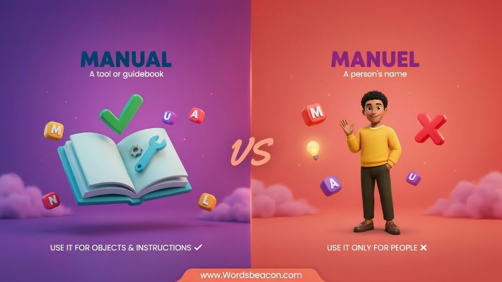 Manuel vs Manual The Main Difference