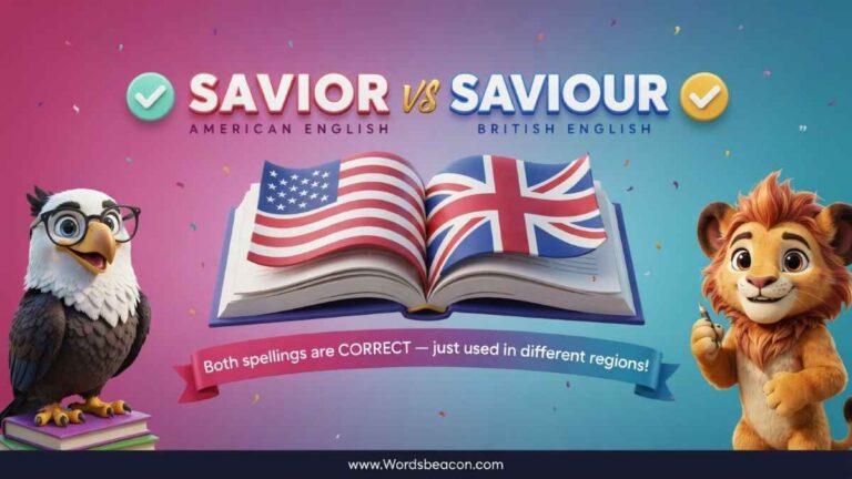 Savior vs Saviour Difference and Usage?