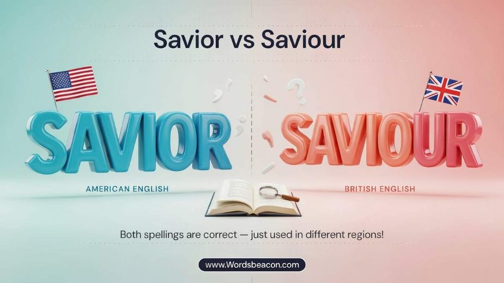 A Simple Way to Remember Savior vs Saviour