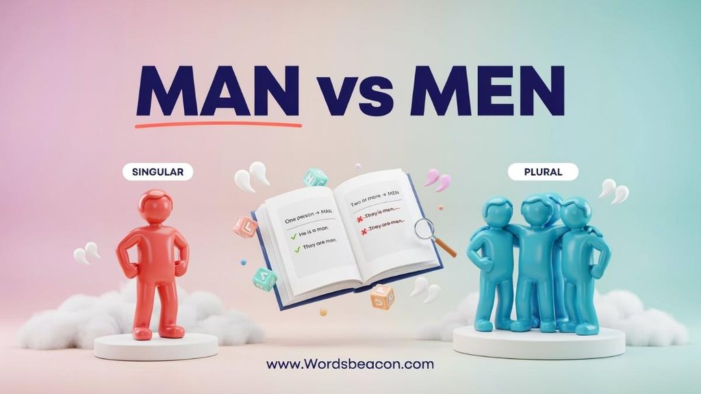 Man vs Men Grammar Singular and Plural Forms